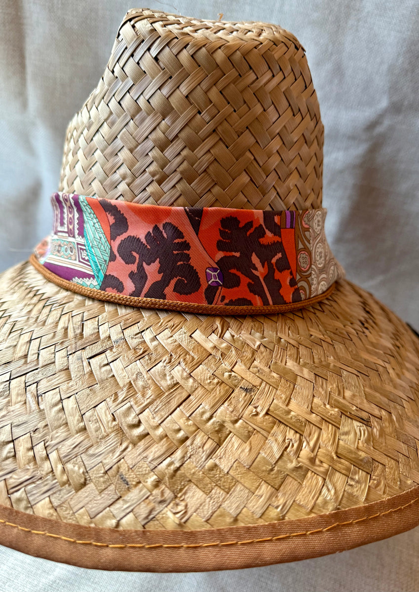 Lifeguard Hat with Hermès Scarf Band (LIF166) – Manastash  display picture 2