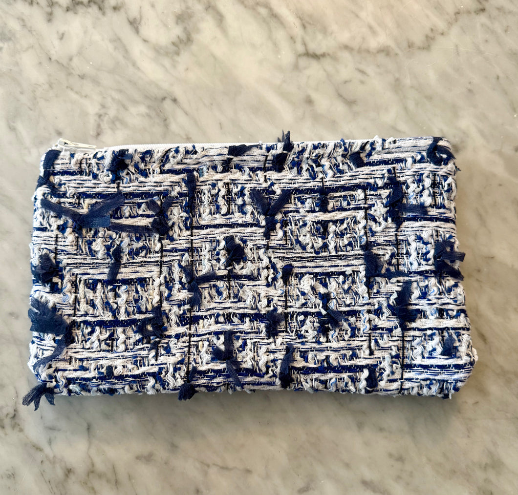 Chanel Tweed Double Sided Zippered Pouch (CTTZP100)