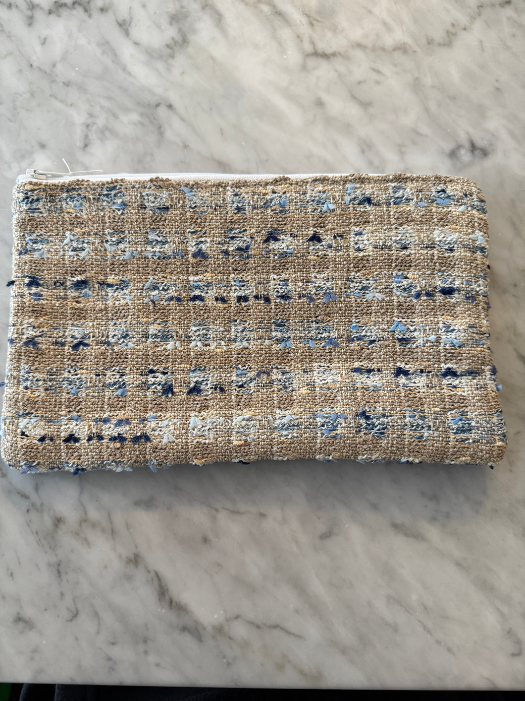 Chanel Tweed Double Sided Zippered Pouch (CDP112)