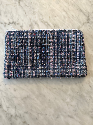 Chanel Tweed Double Sided Zippered Pouch (CDP113)