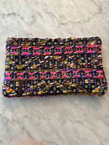 Chanel Tweed Double Sided Zippered Pouch (CDP114)