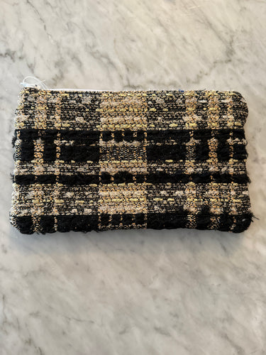 Chanel Tweed Double Sided Zippered Pouch (CDP116)