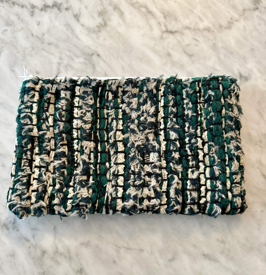 Chanel Tweed Zippered Pouch (CTP122)