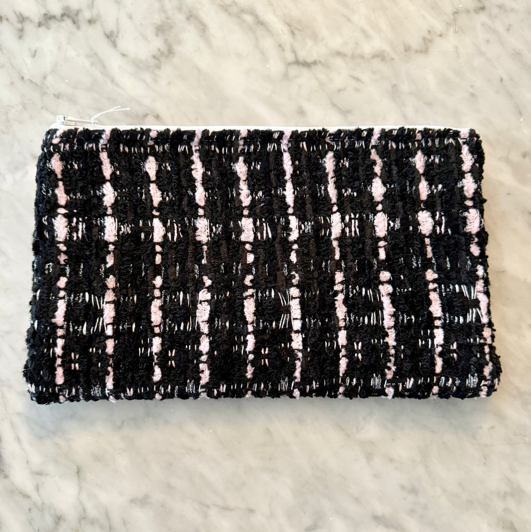 Chanel Tweed Zippered Pouch (CTP129)