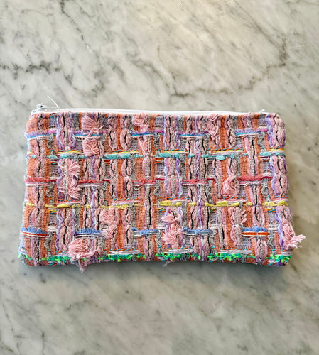 Chanel Tweed Zippered Pouch (CTP130)