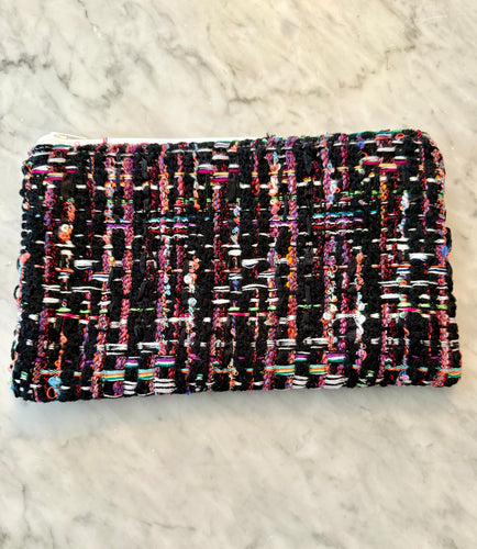 Chanel Tweed Zippered Pouch (CTP131)