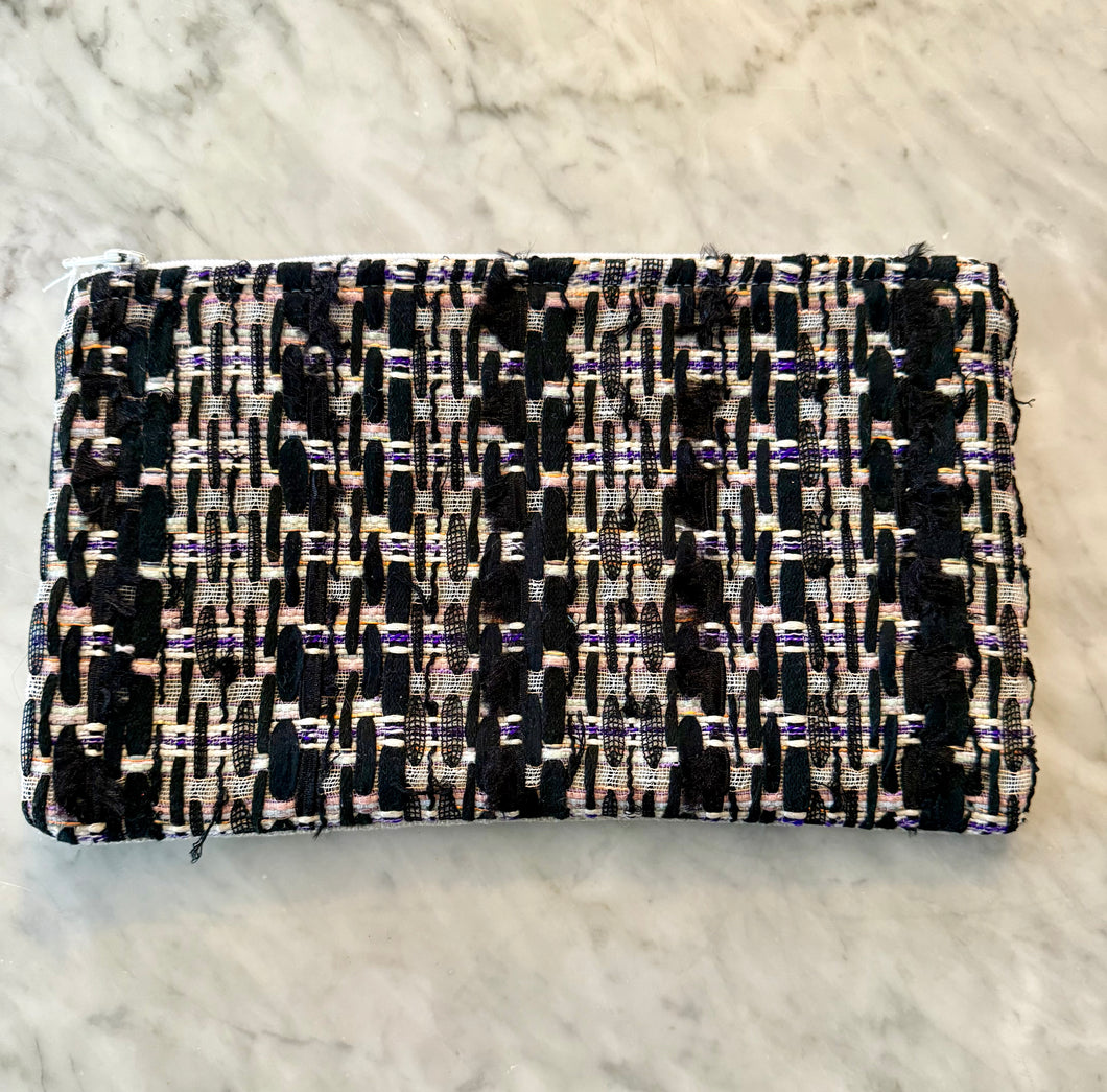 Chanel Tweed Zippered Pouch (CTP134)