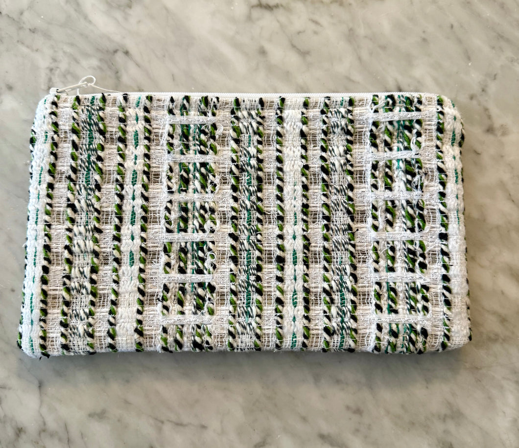 Chanel Tweed Zippered Pouch (CTP136)