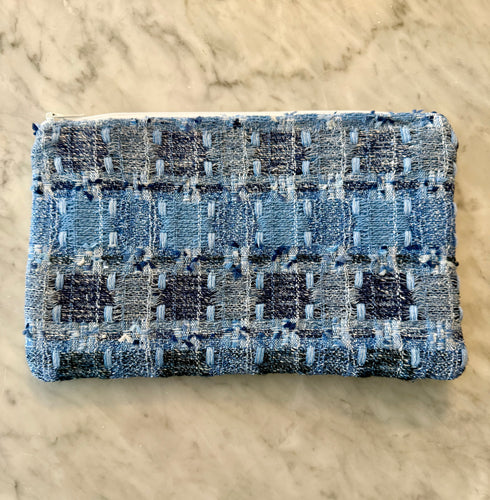 Chanel Tweed Zippered Pouch (CTP137)