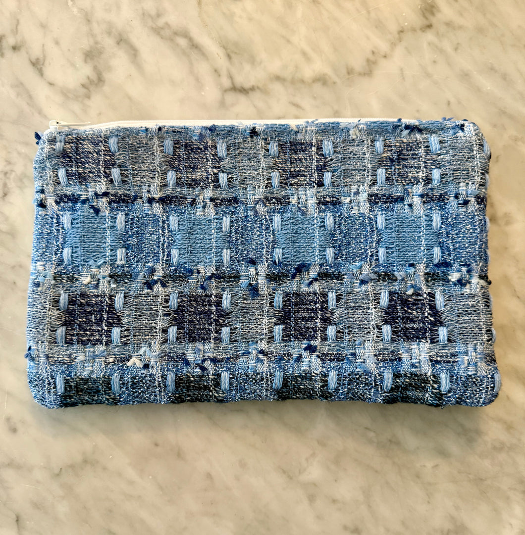 Chanel Tweed Zippered Pouch (CTP137)