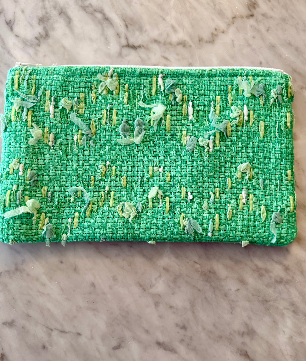 Chanel Tweed Zippered Pouch (CTP138)