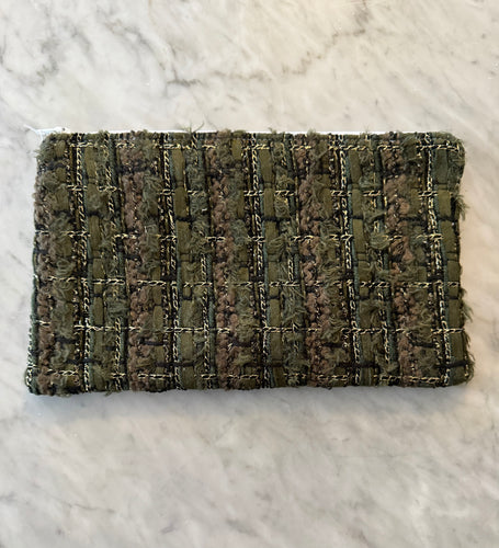 Chanel Tweed Zippered Pouch (CTP140)