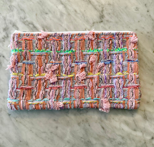 Chanel Tweed Zippered Pouch (CTP141)