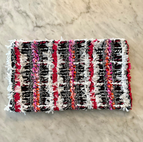 Chanel Tweed Zippered Pouch (CTP143)