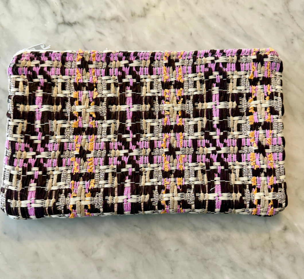 Chanel Tweed Zippered Pouch (CTP144)