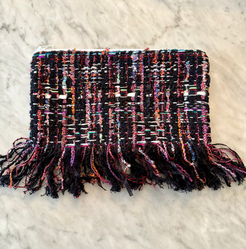 Chanel Tweed Zippered Pouch (CTP151)