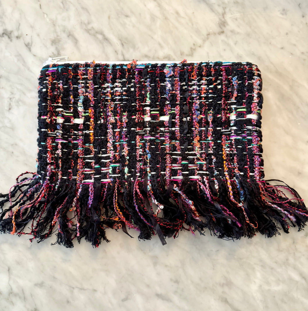 Chanel Tweed Zippered Pouch (CTP151)