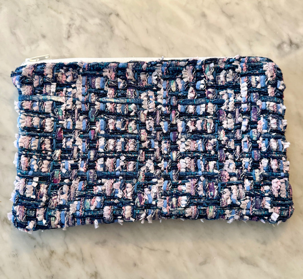 Chanel Tweed Zippered Pouch (CTP152)