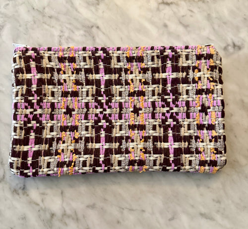 Chanel Tweed Zippered Pouch (CTP153)