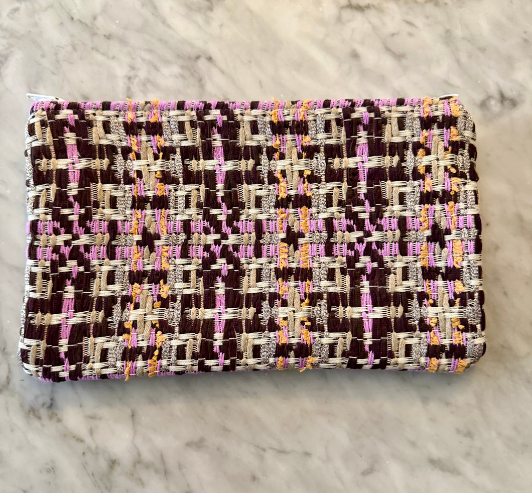 Chanel Tweed Zippered Pouch (CTP153)