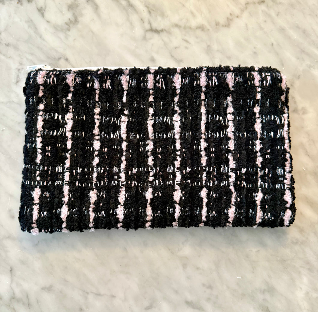 Chanel Tweed Zippered Pouch (CTP156)