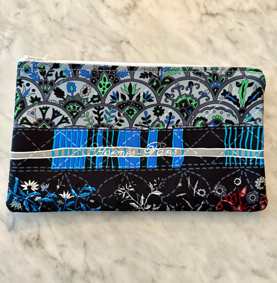 Hermès Scarf Zippered Pouch (ZPH714)