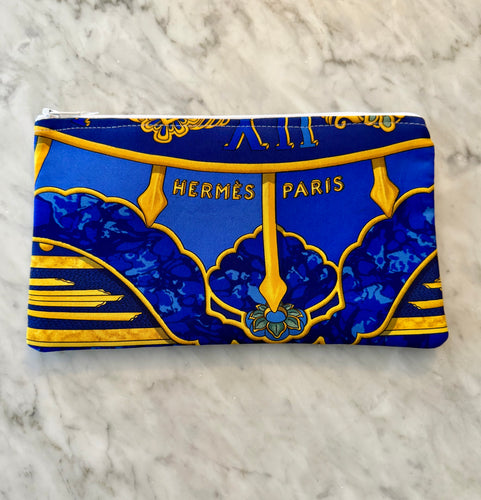 Hermès Scarf Zippered Pouch (ZPH706)