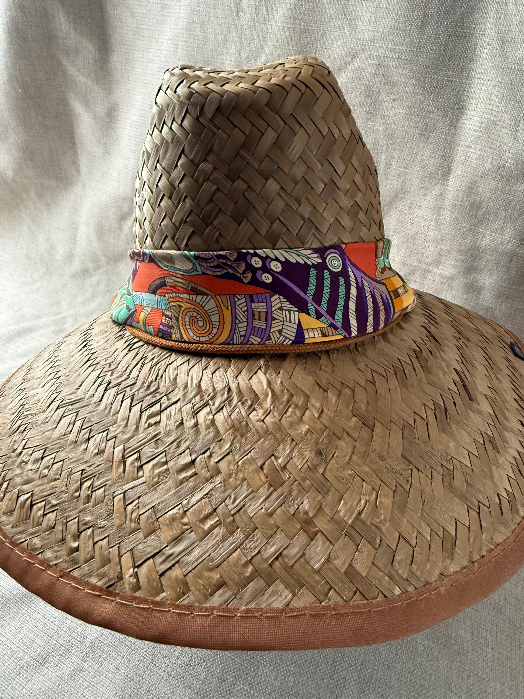 80s ESCADA Strar Crown Summer Hat ドイツ製 80s ESCADA Strar Crown Summer Hat ドイツ製