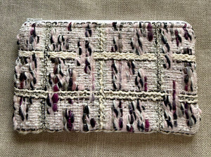 Chanel Tweed Zippered Pouch (CTP120)