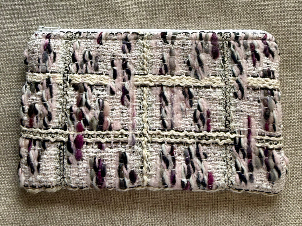 Chanel Tweed Zippered Pouch (CTP120)