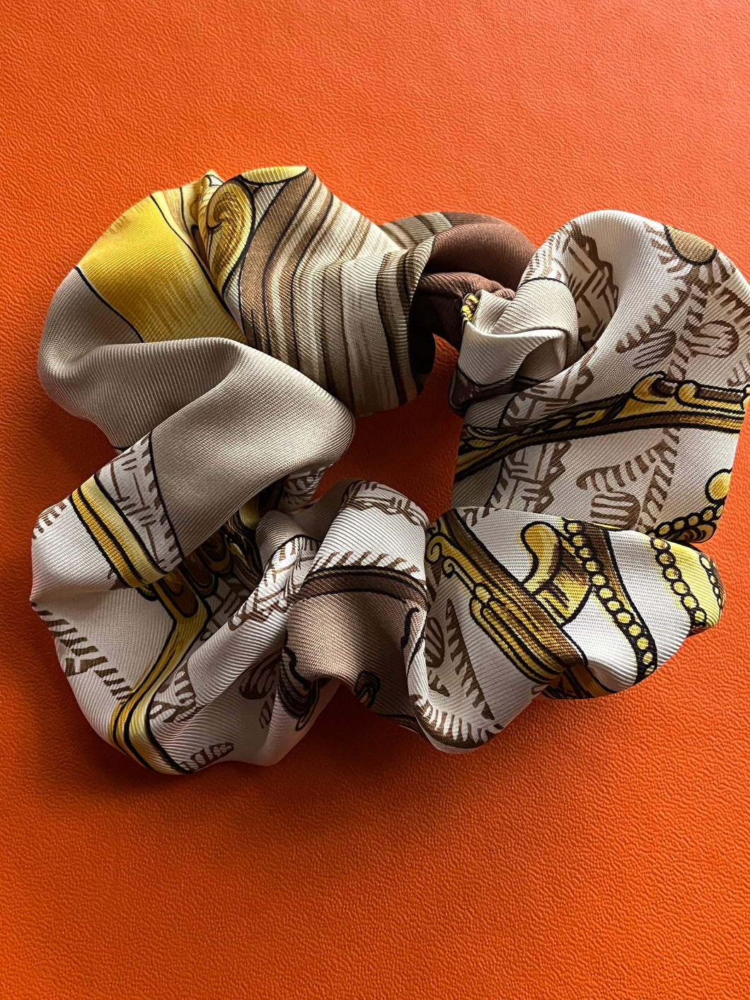 Hermès Scarf Scrunchie (SCR117)